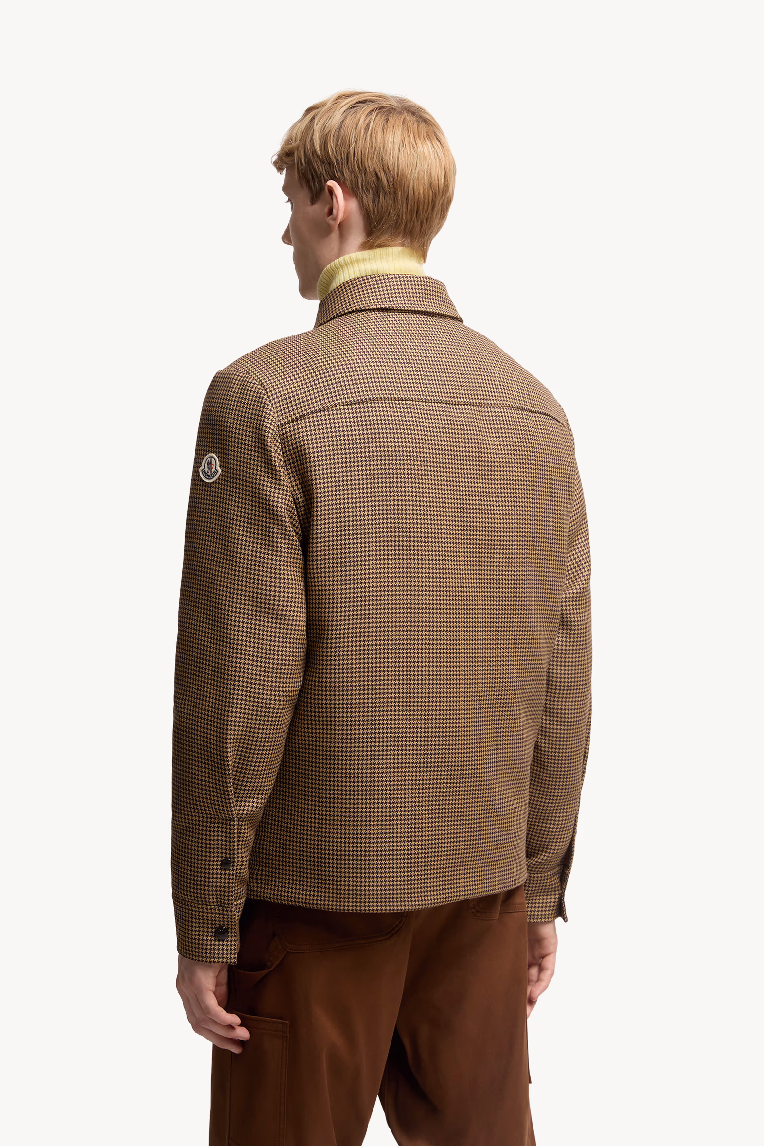 Doudoune-chemise en laine Escaut Hommes Marron Moncler 5